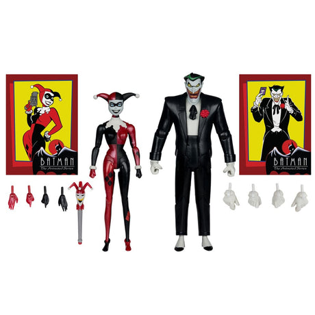 McFarlane Toys Batman The Animated Series Harley Quinn & Joker Mad Love Gold Label Actionfiguren