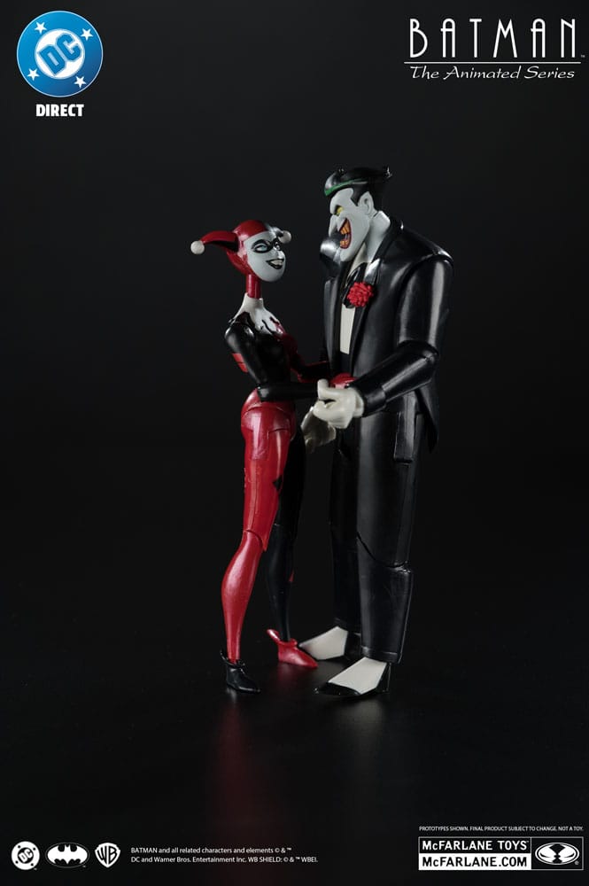 McFarlane Toys Batman The Animated Series Harley Quinn & Joker Mad Love Gold Label Actionfiguren