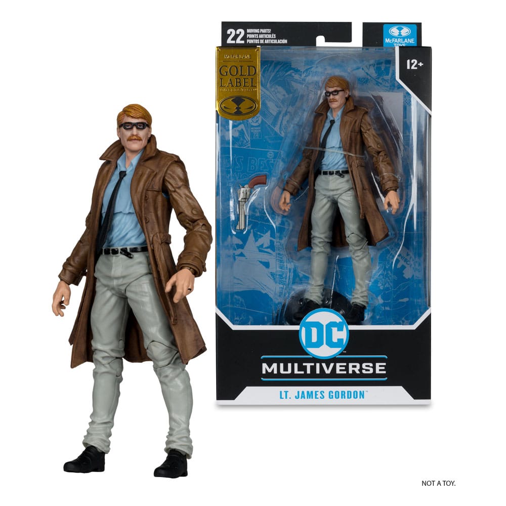 McFarlane Toys Batman Year One (Part 4) Lt. James Gordon (Gold Label) DC Multiverse Actionfigur