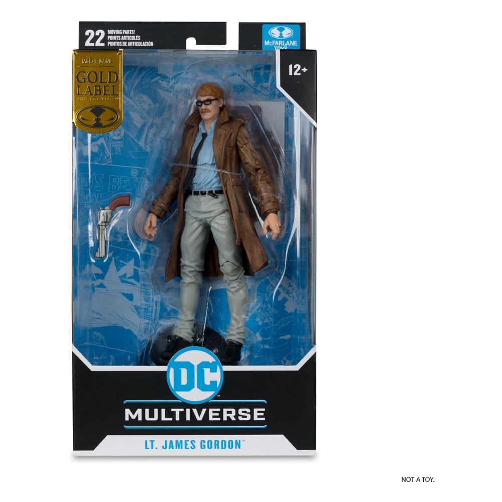 McFarlane Toys Batman Year One (Part 4) Lt. James Gordon (Gold Label) DC Multiverse Actionfigur