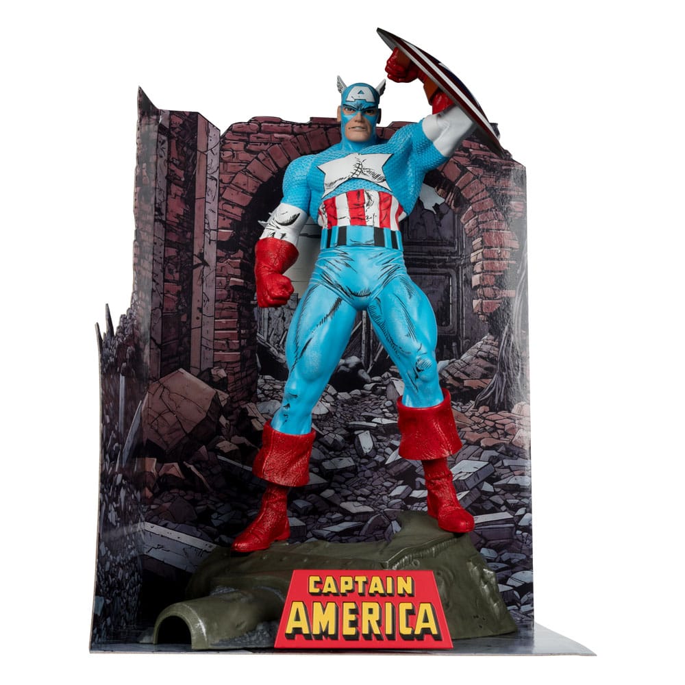 McFarlane Toys Captain America (The Amazing Spider-Man #323) 1/6 Marvel PVC Statue 28 cm