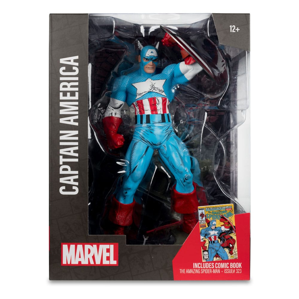 McFarlane Toys Captain America (The Amazing Spider-Man #323) 1/6 Marvel PVC Statue 28 cm