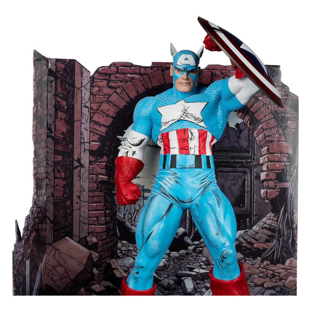 McFarlane Toys Captain America (The Amazing Spider-Man #323) 1/6 Marvel PVC Statue 28 cm