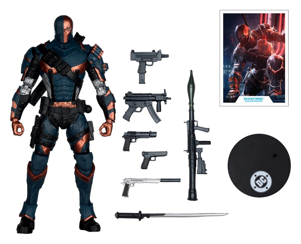 McFarlane Toys DC Arkham Origins Deathstroke Multiverse Actionfigur