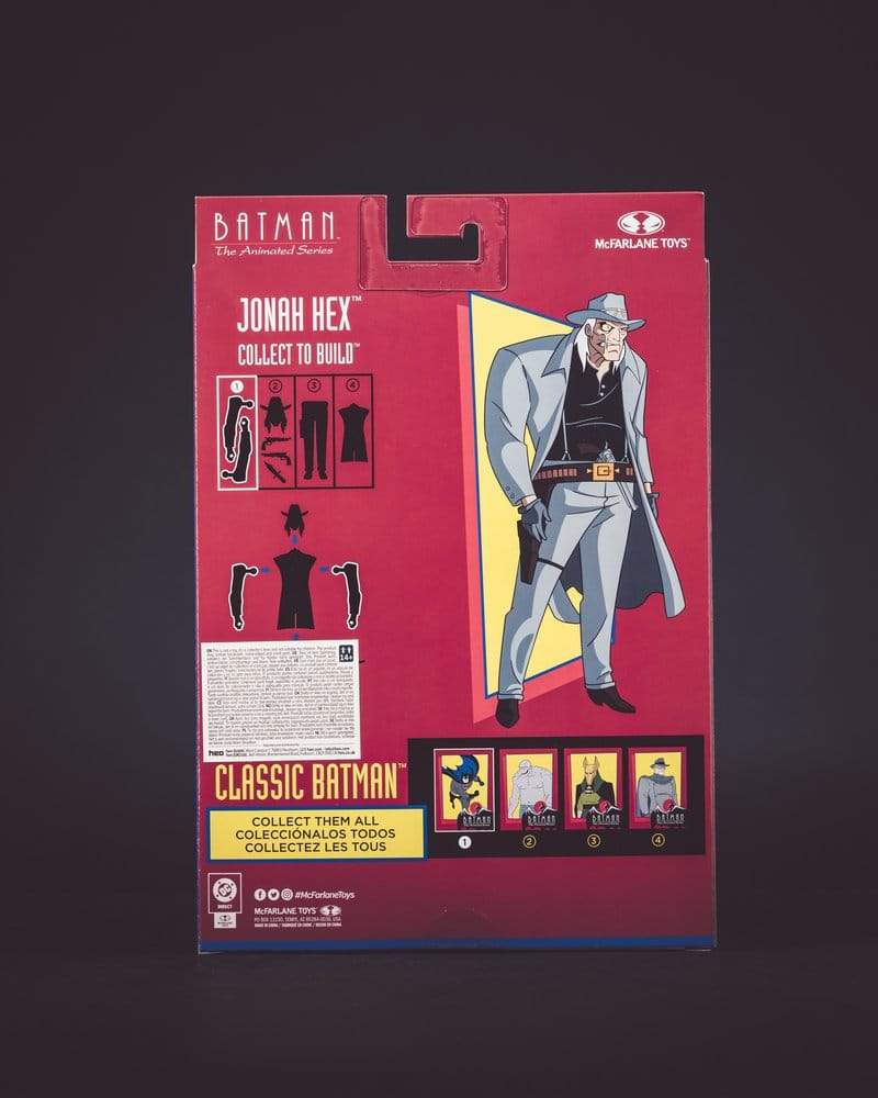 McFarlane Toys DC Direct Batman The Animated Series Classic Batman Build-A Wave 5 Platinum Edition Actionfigur