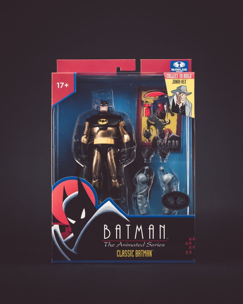 McFarlane Toys DC Direct Batman The Animated Series Classic Batman Build-A Wave 5 Platinum Edition Actionfigur