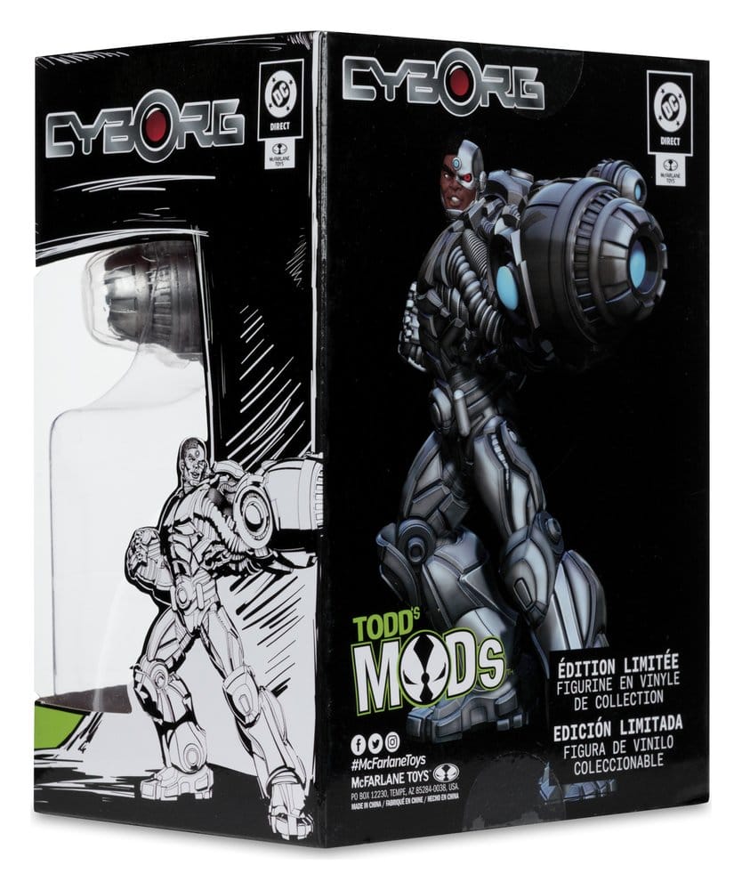 McFarlane Toys DC Direct Cyborg Vinyl Statue 1/6 Figur