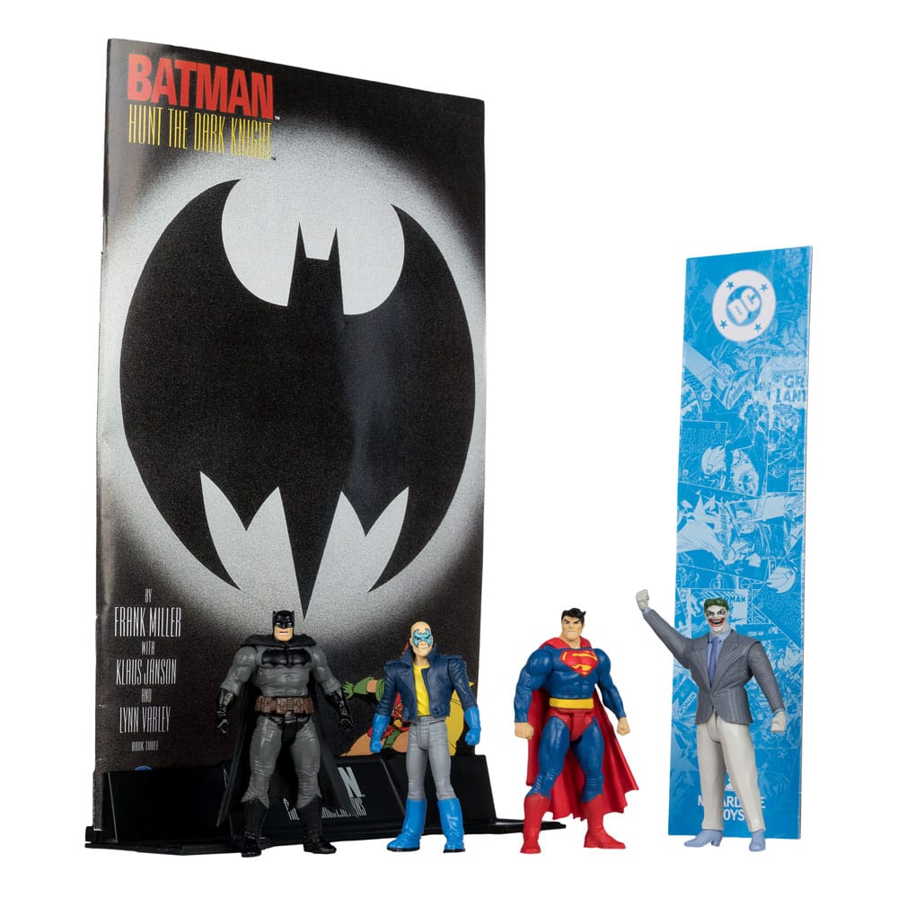 McFarlane Toys DC Direct Page Punchers Batman Son of Batman Superman Joker 4er-Pack Actionfiguren