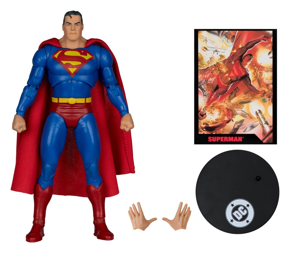 McFarlane Toys DC Direct Page Punchers Superman Justice 1 Red Platinum Edition Actionfigur