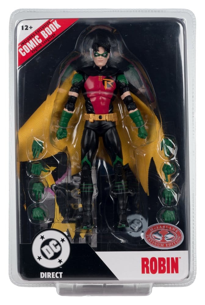 McFarlane Toys DC Direct Robin Tim Drake (Nightwing #81) (Red Platinum Edition) Page Punchers Actionfigur