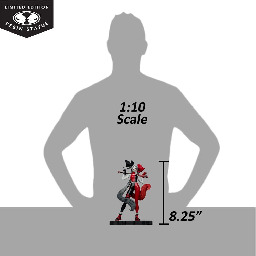 McFarlane Toys DC Harley Quinn Red White Black Direct 1/10 Statue