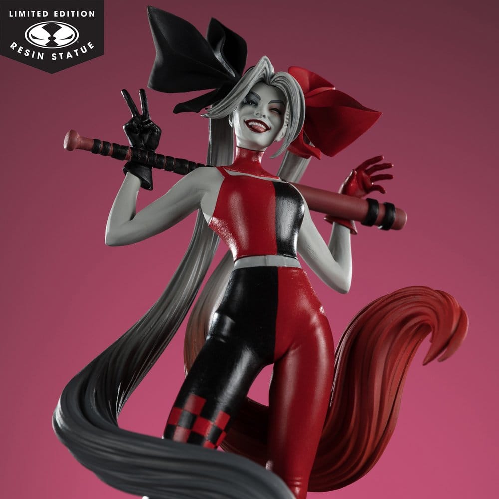 McFarlane Toys DC Harley Quinn Red White Black Direct 1/10 Statue