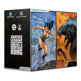 McFarlane Toys DC Justice League Monsterverse DC Multiverse Wonder Woman Vs. Atomic Blast Godzilla 2er-Pack