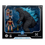 McFarlane Toys DC Justice League Monsterverse DC Multiverse Wonder Woman Vs. Atomic Blast Godzilla 2er-Pack