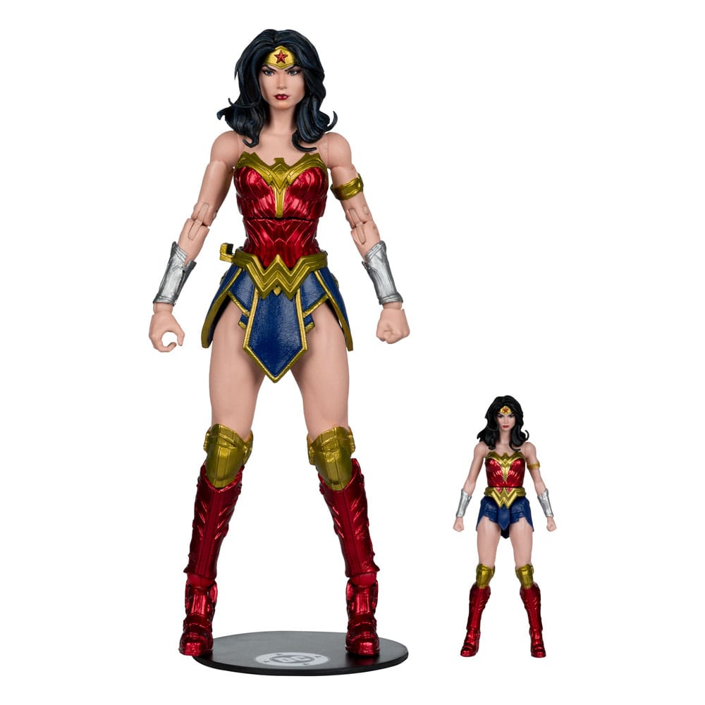 McFarlane Toys DC Justice League Monsterverse DC Multiverse Wonder Woman Vs. Atomic Blast Godzilla 2er-Pack