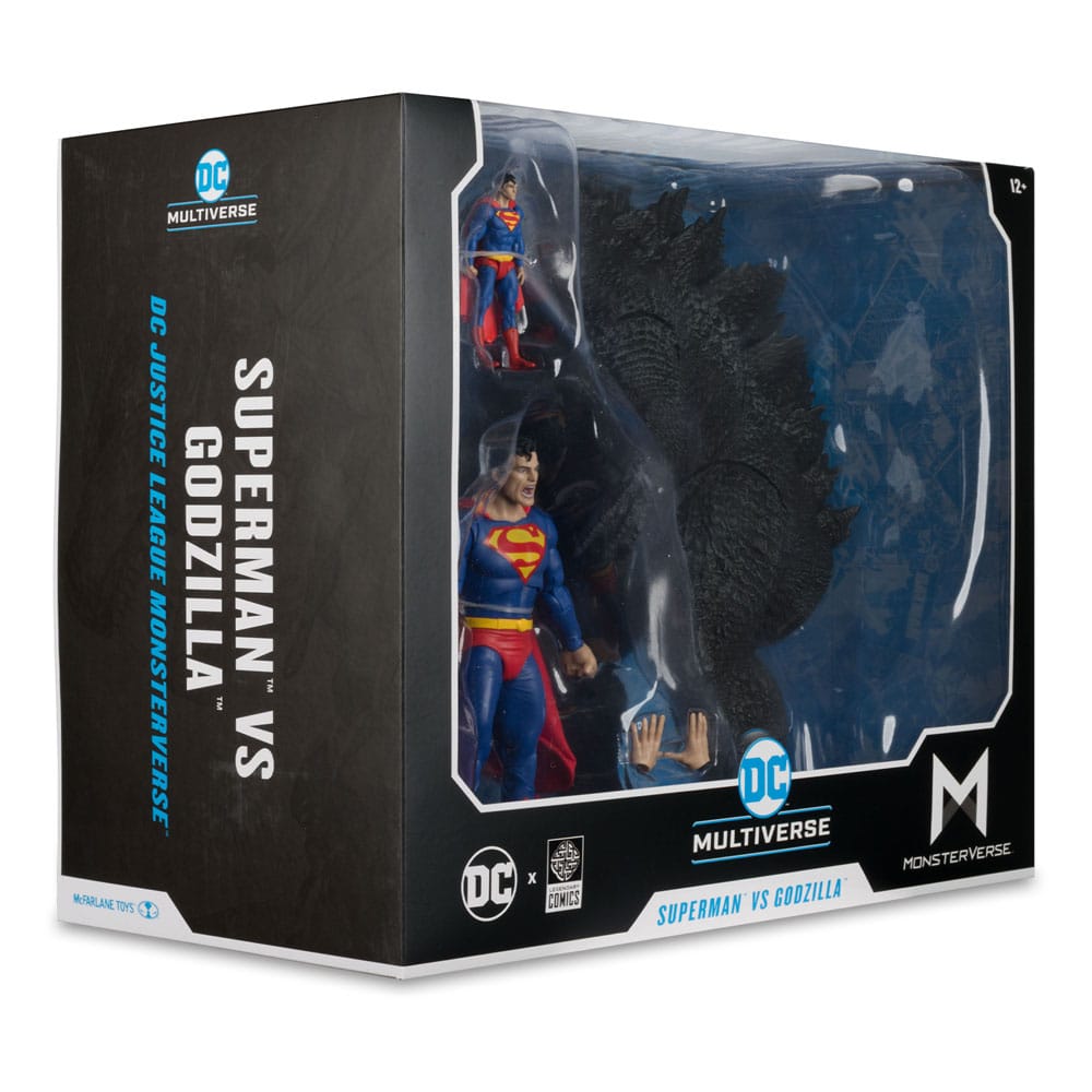 McFarlane Toys DC Justice League Monsterverse Superman Vs Godzilla 2er-Pack Actionfiguren