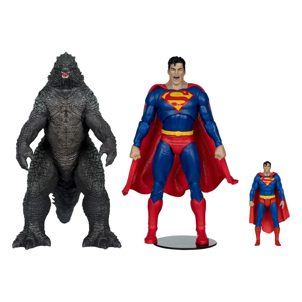 McFarlane Toys DC Justice League Monsterverse Superman Vs Godzilla 2er-Pack Actionfiguren