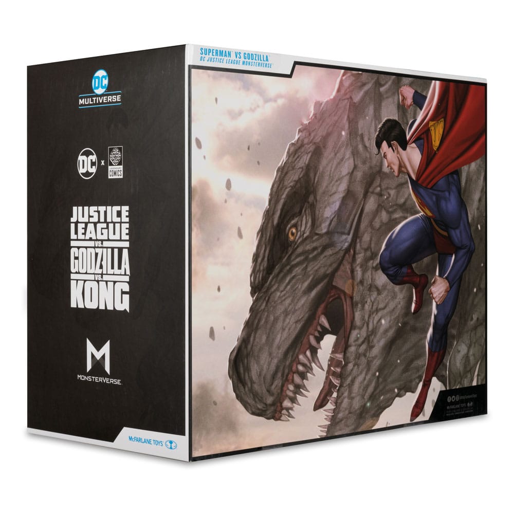 McFarlane Toys DC Justice League Monsterverse Superman Vs Godzilla 2er-Pack Actionfiguren
