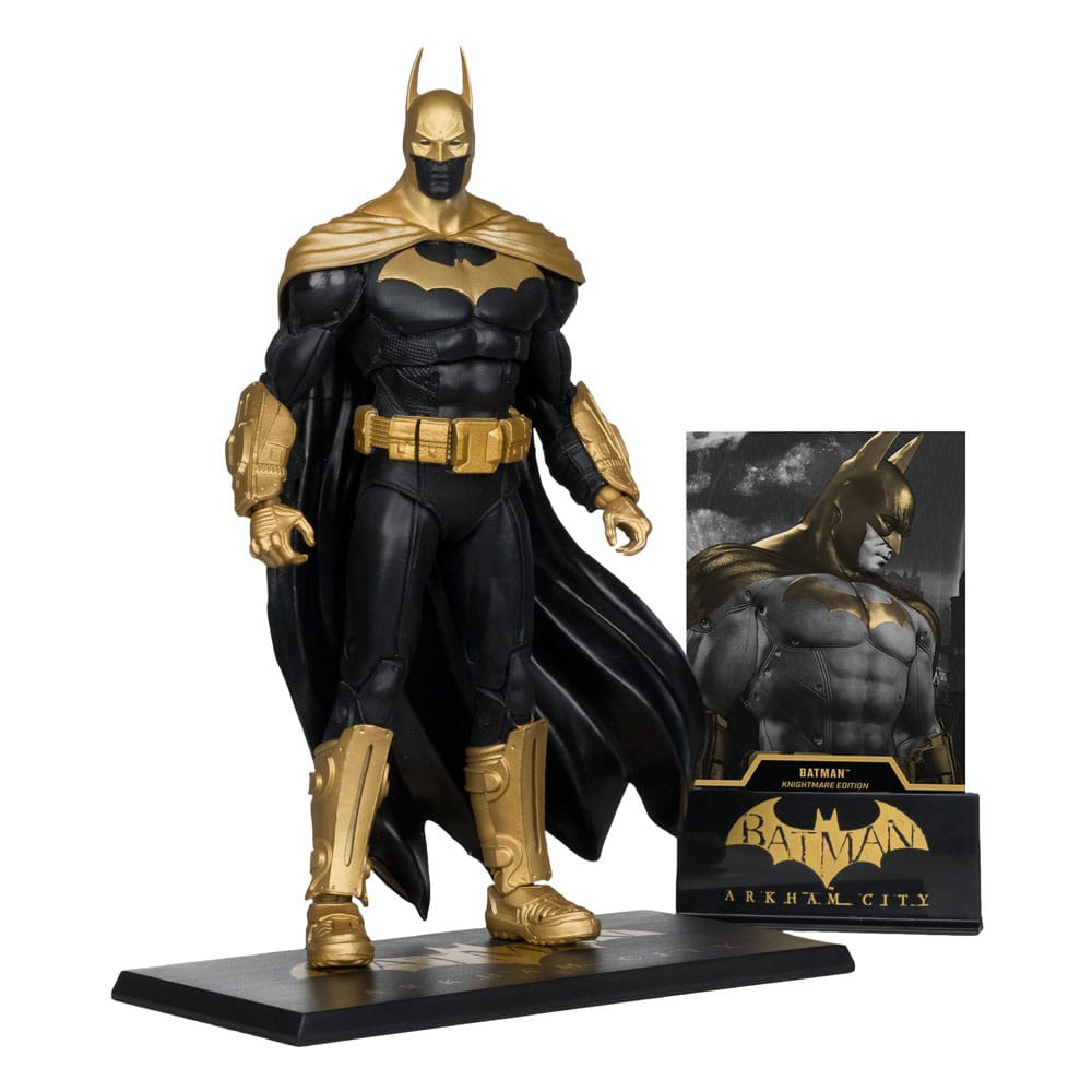 McFarlane Toys DC Multiverse Batman Arkham City Knightmare Edition Gold Label Actionfigur