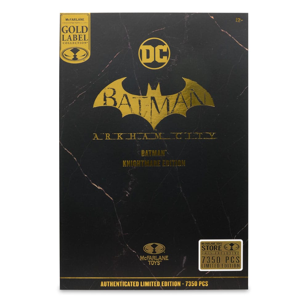 McFarlane Toys DC Multiverse Batman Arkham City Knightmare Edition Gold Label Actionfigur