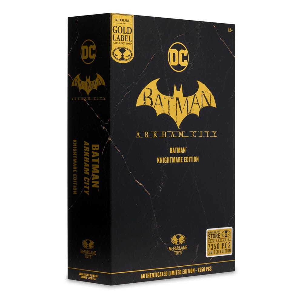 McFarlane Toys DC Multiverse Batman Arkham City Knightmare Edition Gold Label Actionfigur