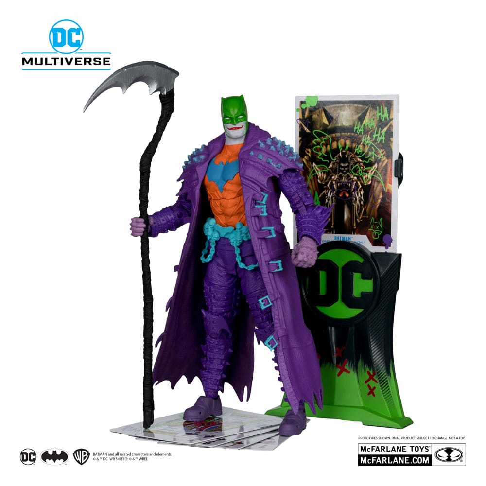 McFarlane Toys DC Multiverse Batman Dark Nights Death Metal Jokerized Gold Label Actionfigur