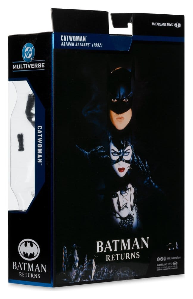 McFarlane Toys DC Multiverse Batman Returns Catwoman Battle Damage Deluxe Theatrical Edition Actionfigur