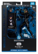 McFarlane Toys DC Multiverse Batman Returns Catwoman Battle Damage Deluxe Theatrical Edition Actionfigur