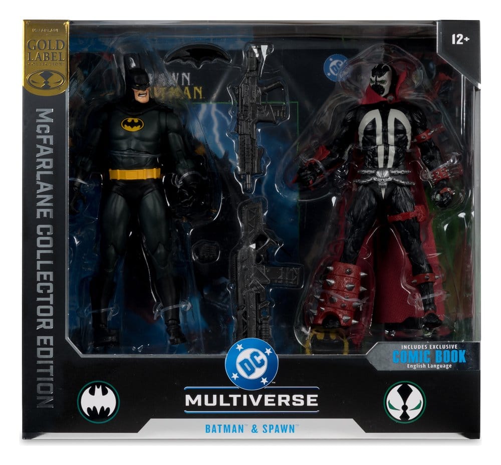 McFarlane Toys DC Multiverse Batman & Spawn (Gold Label) McFarlane Collector Edition 2er-Pack Actionfiguren