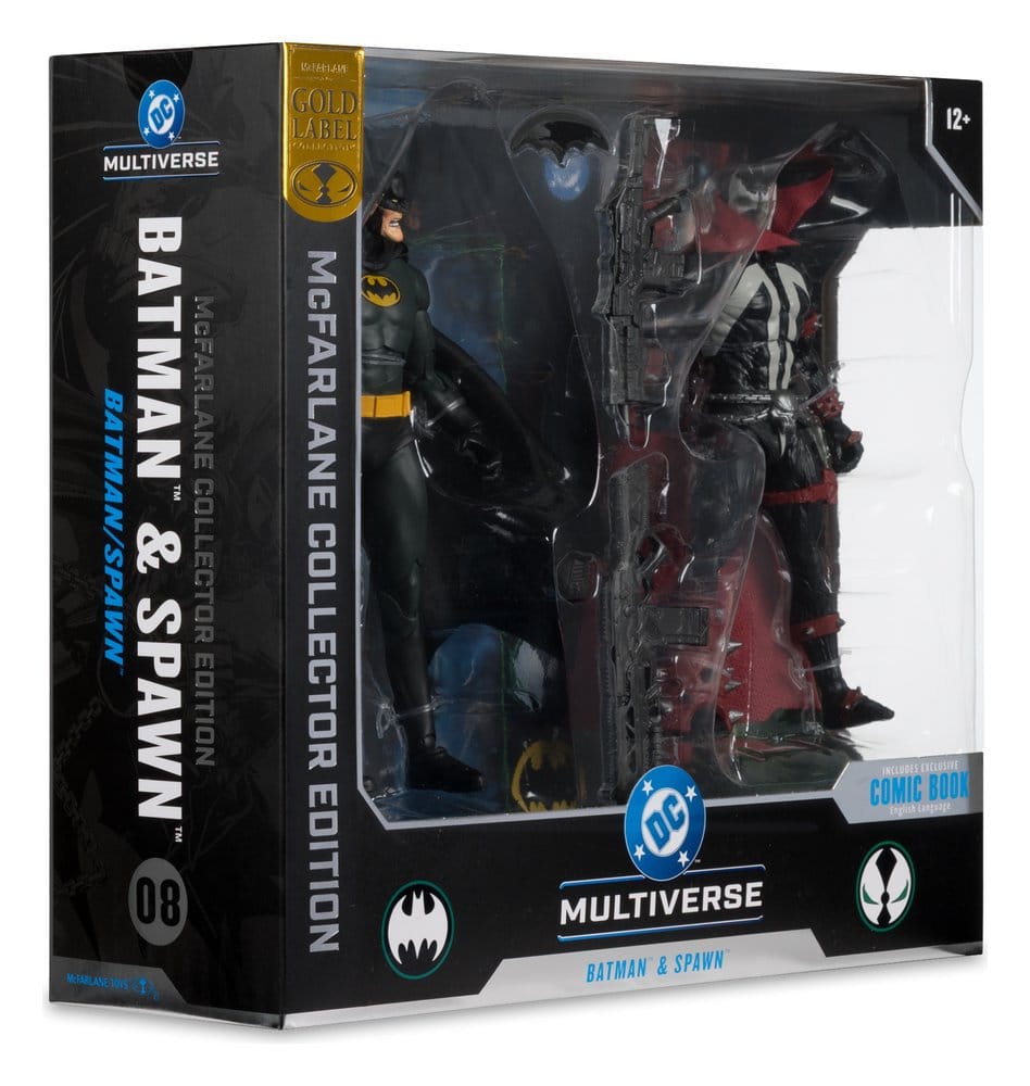 McFarlane Toys DC Multiverse Batman & Spawn (Gold Label) McFarlane Collector Edition 2er-Pack Actionfiguren