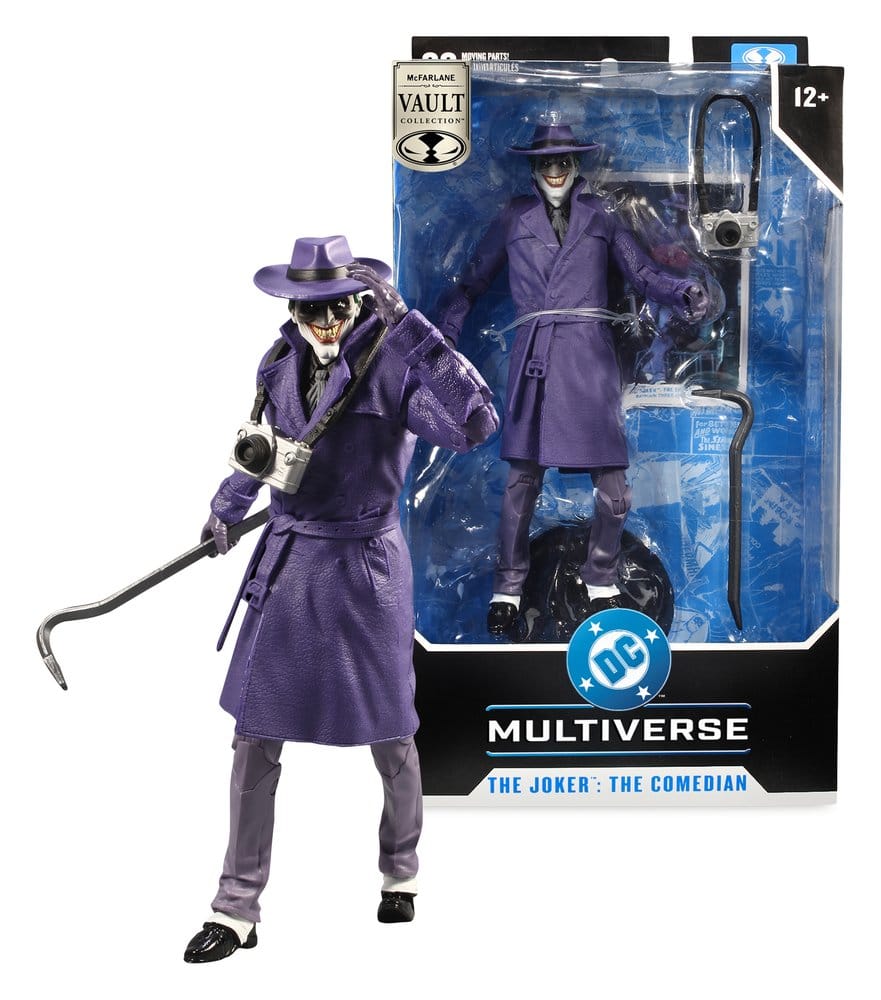 McFarlane Toys DC Multiverse Batman Three Jokers The Joker The Comedian McFarlane Vault Collection Actionfigur