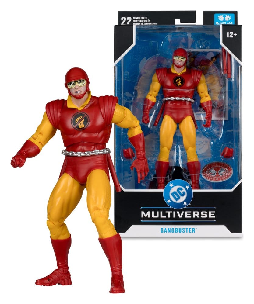 McFarlane Toys DC Multiverse Gangbuster DC Classic Red Platinum Edition Actionfigur