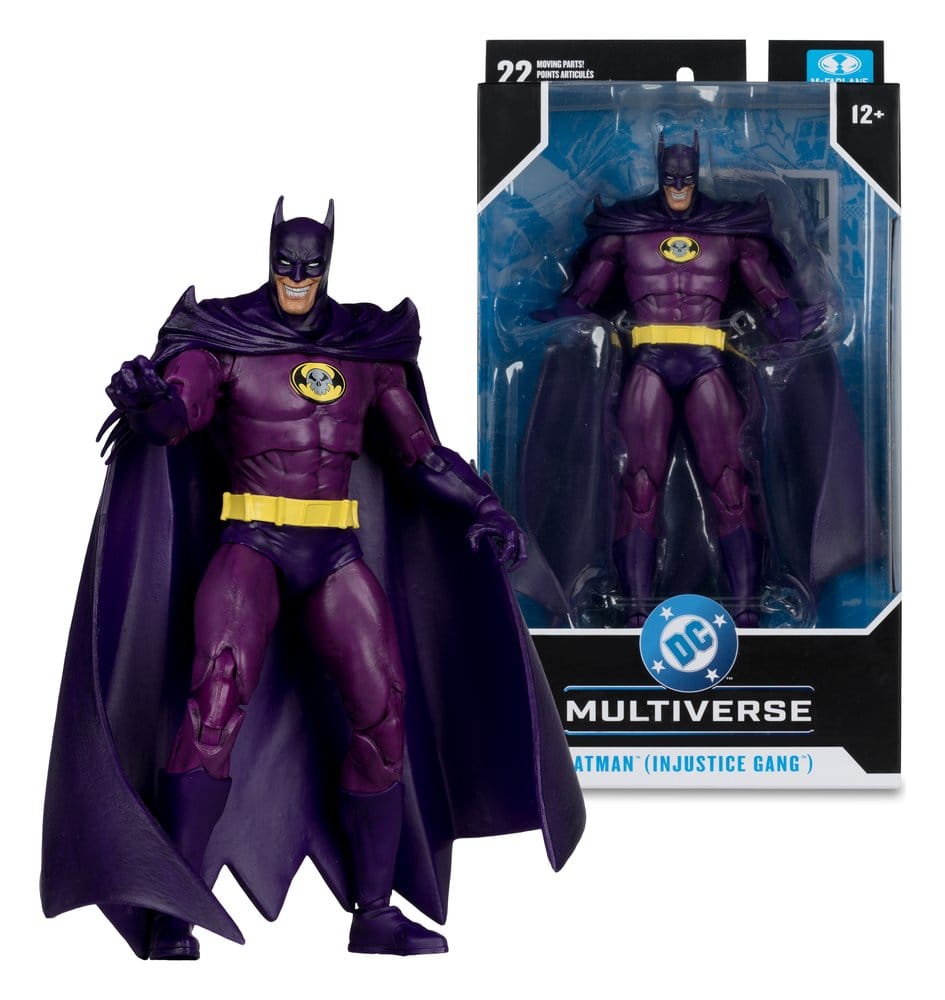 McFarlane Toys DC Multiverse Injustice Gang JLA Rock of Ages Batman Red Platinum Edition Actionfigur
