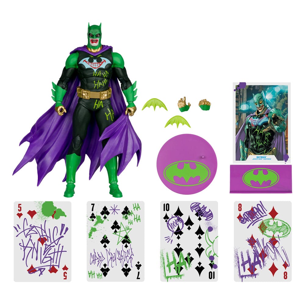McFarlane Toys DC Multiverse Joker War Batman Jokerized Gold Label Actionfigur