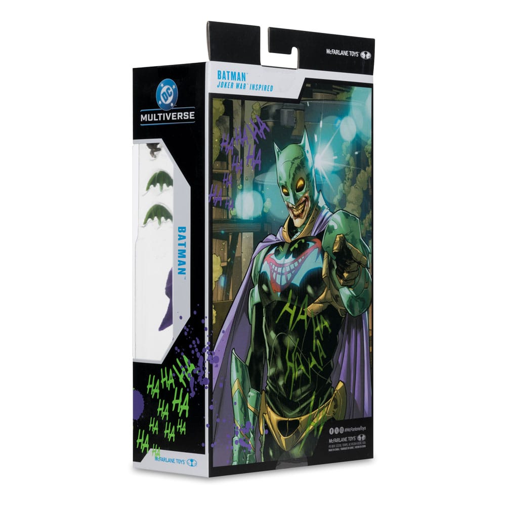McFarlane Toys DC Multiverse Joker War Batman Jokerized Gold Label Actionfigur