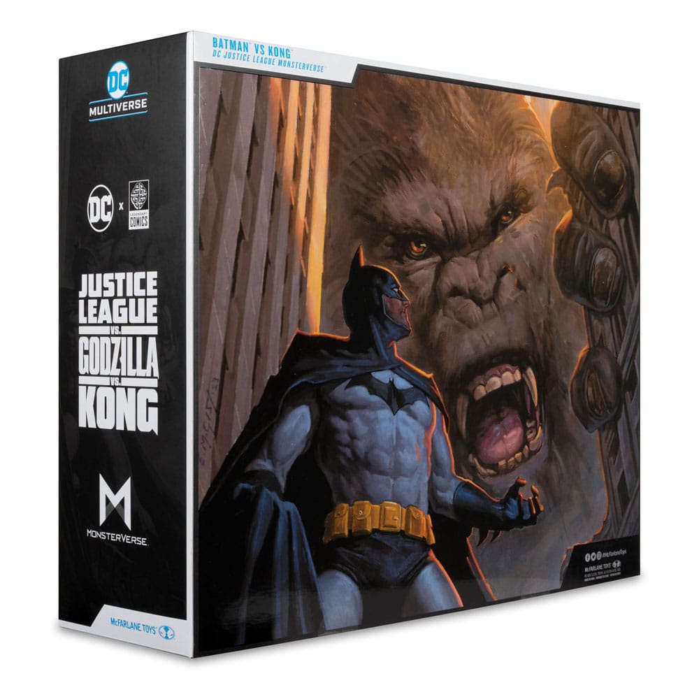 McFarlane Toys DC Multiverse Monsterverse Justice League Batman Kong 2er-Pack Actionfiguren