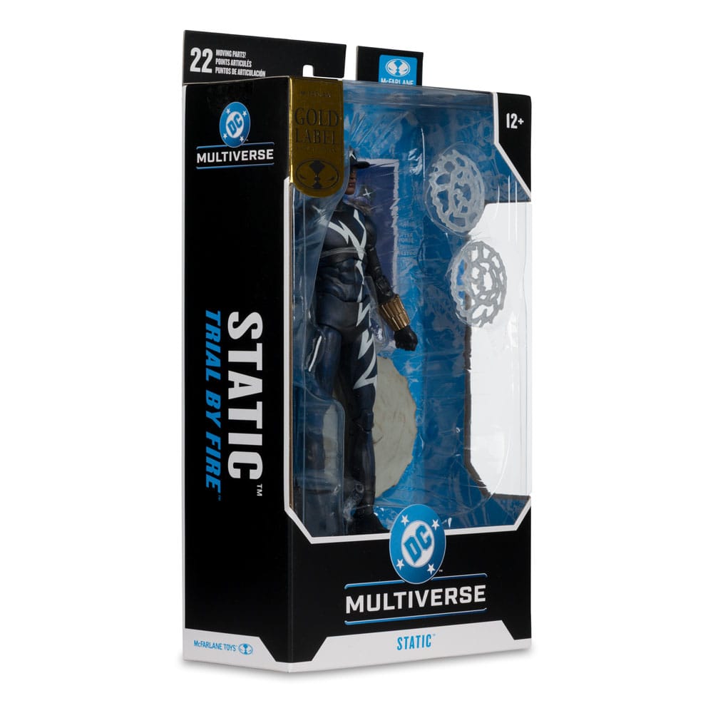 McFarlane Toys DC Multiverse Static Shock Trial By Fire Gold Label Actionfigur