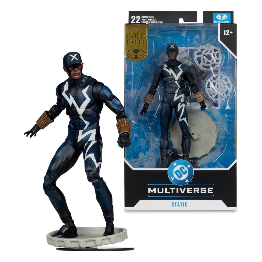 McFarlane Toys DC Multiverse Static Shock Trial By Fire Gold Label Actionfigur