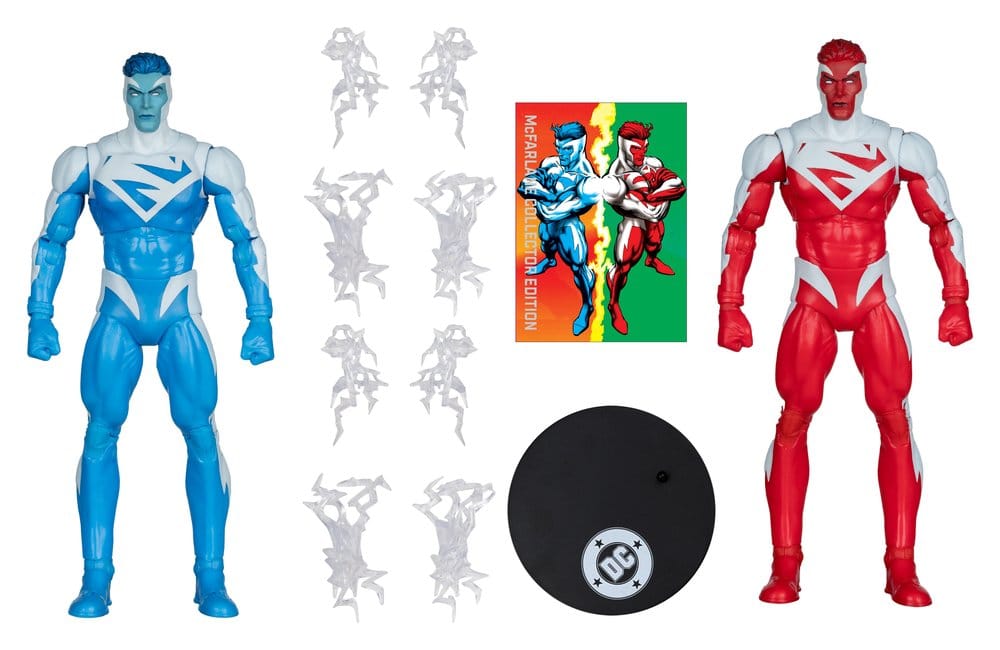 McFarlane Toys DC Multiverse Superman Blue vs. Superman Red (Gold Label) 2er-Pack Actionfiguren