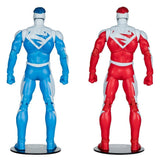 McFarlane Toys DC Multiverse Superman Blue vs. Superman Red (Gold Label) 2er-Pack Actionfiguren