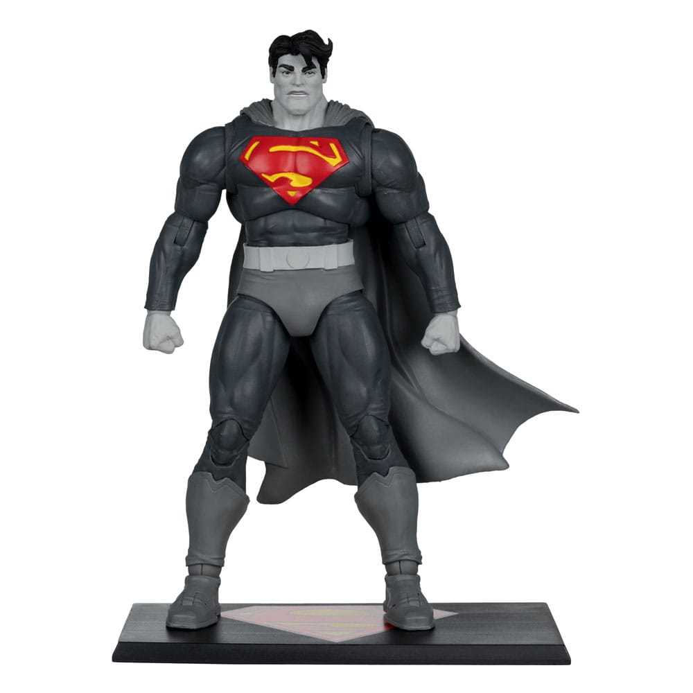McFarlane Toys DC Multiverse Superman The Dark Knight Returns Black & White Accent Gold Label Actionfigur