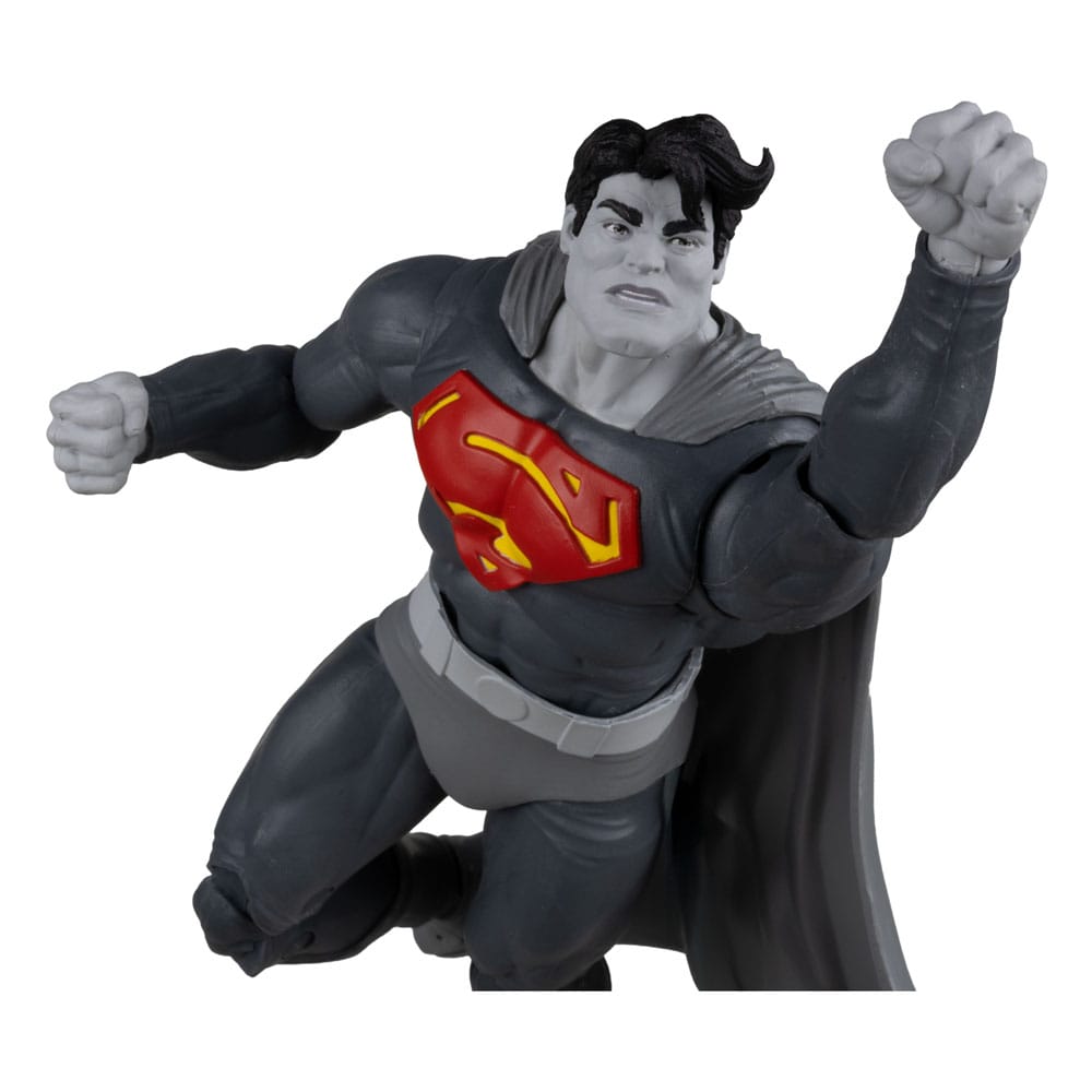 McFarlane Toys DC Multiverse Superman The Dark Knight Returns Black & White Accent Gold Label Actionfigur