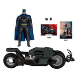 McFarlane Toys DC Multiverse The Flash Batman Batcycle Fahrzeug