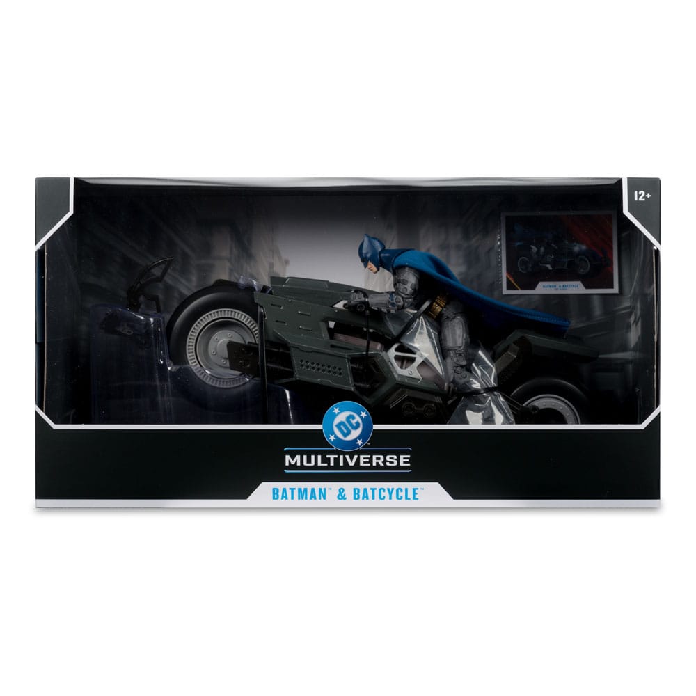 McFarlane Toys DC Multiverse The Flash Batman Batcycle Fahrzeug