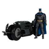 McFarlane Toys DC Multiverse The Flash Batman Batcycle Fahrzeug