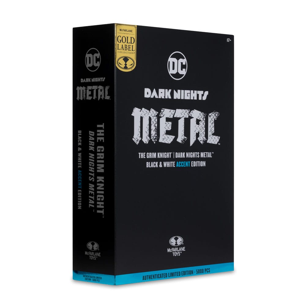 McFarlane Toys DC Multiverse The Grim Knight Dark Nights Metal Black And White Accent Edition Gold Label Actionfigur