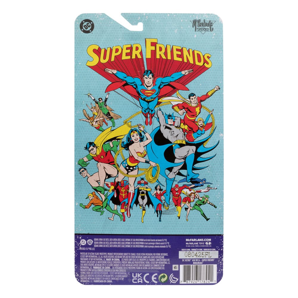 McFarlane Toys DC Retro Super Friends Brainiac Actionfigur