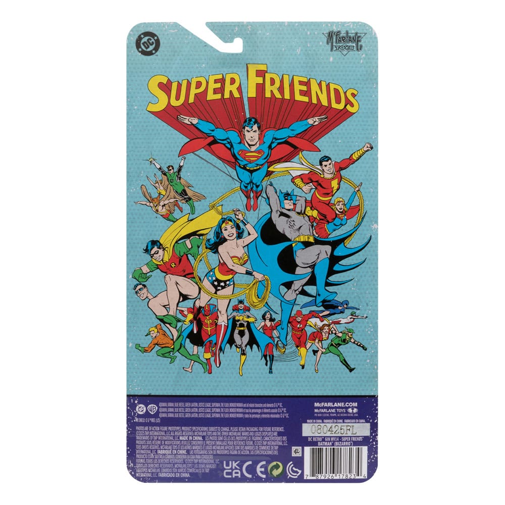 McFarlane Toys DC Super Friends Bizarro Batman Retro Actionfigur