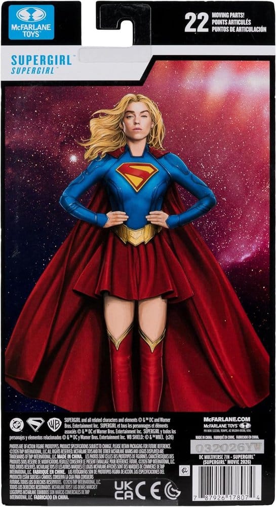 McFarlane Toys DC Supergirl Supergirl Movie 2026 Hero Costume Multiverse Actionfigur