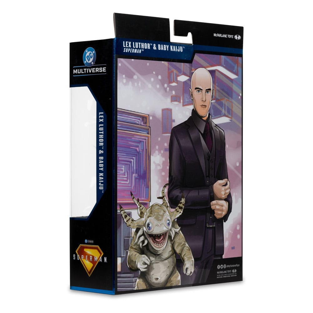McFarlane Toys DC Superman (2025) Lex Luthor Multiverse Deluxe (Theatrical Edition) With Baby Kaiju Actionfigur
